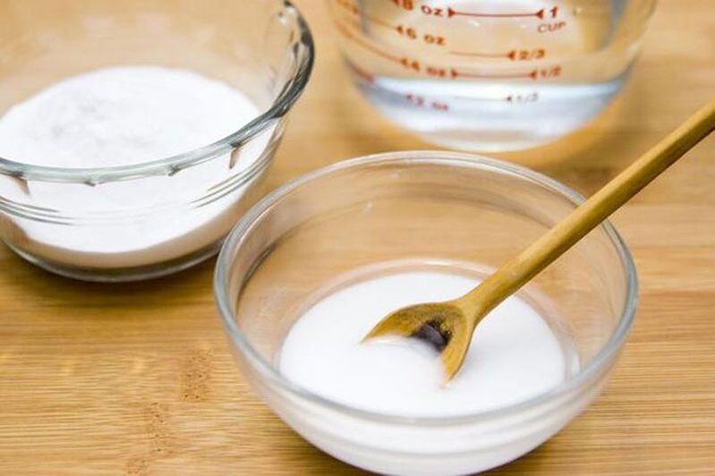 šveitimas su soda varpos augimui