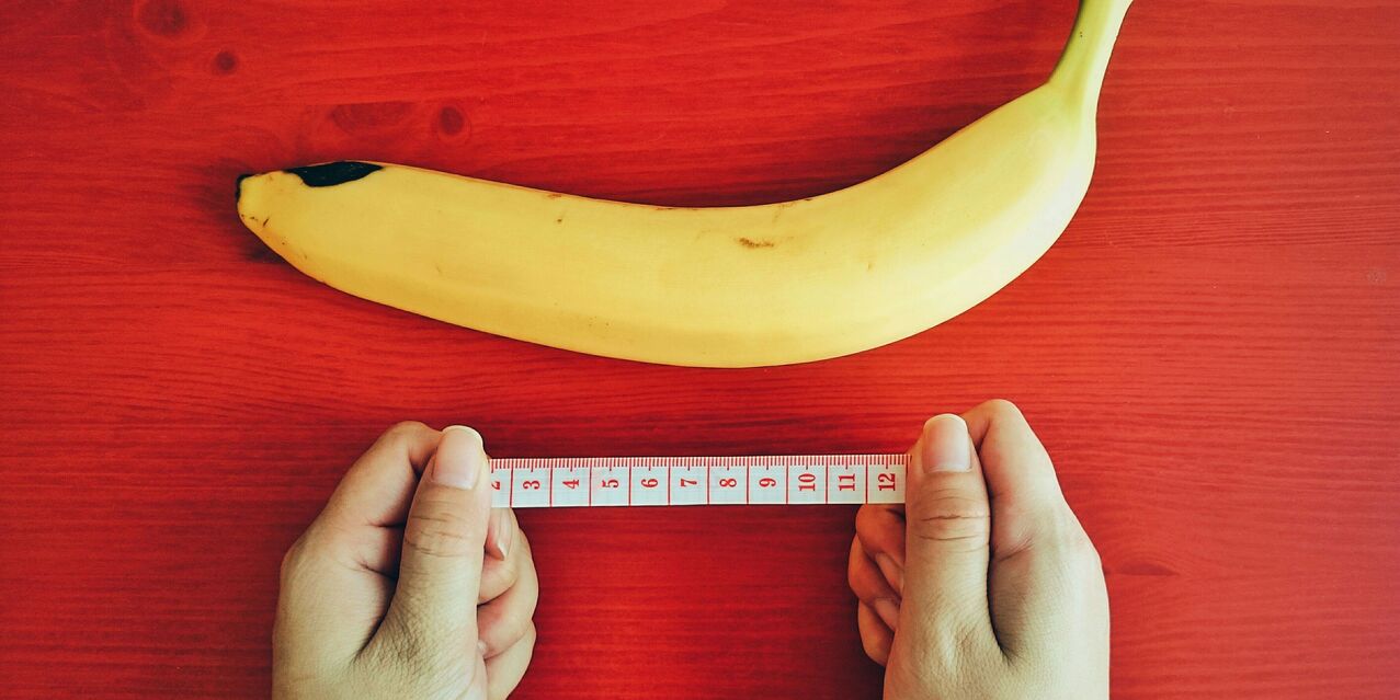 Bananas ir centimetras